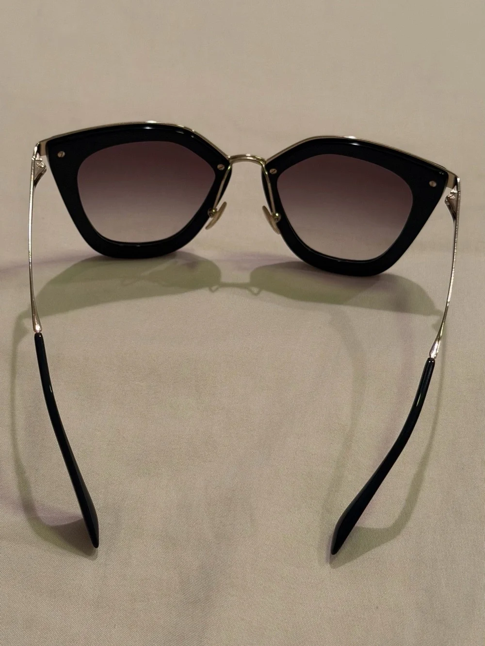 Prada Black Cat-Eye Sunglasses